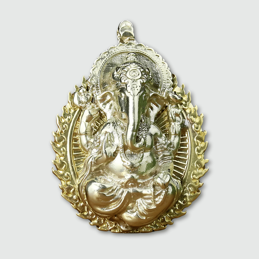 Amulette Bouddhiste Ganesh en Cuivre