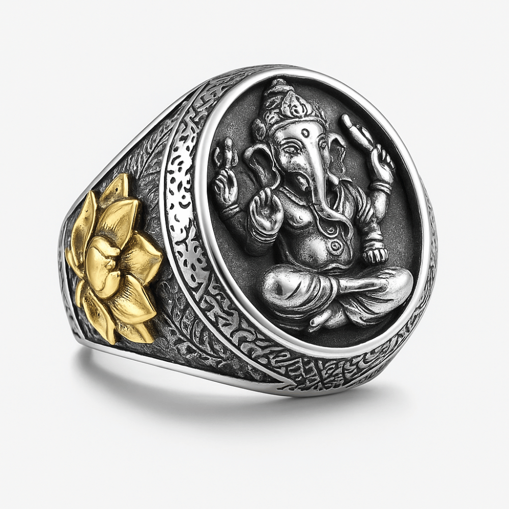 Anillo Ganesha Plata