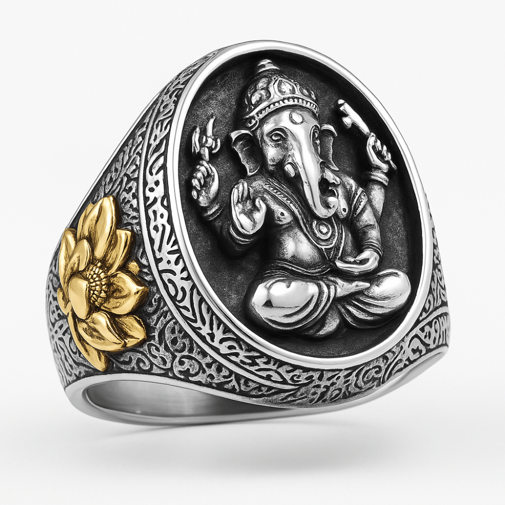 Anillo Ganesha Plata