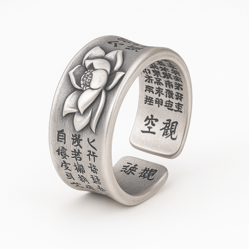 Bague Sutra du Lotus
