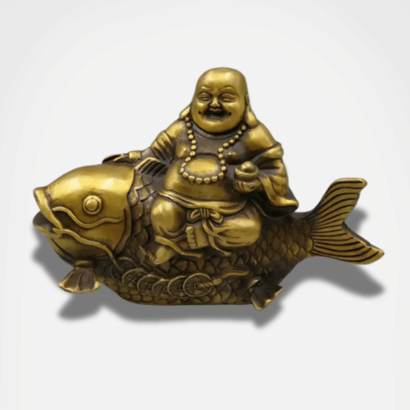 Carpa venenosa de Buda sonriente Koi