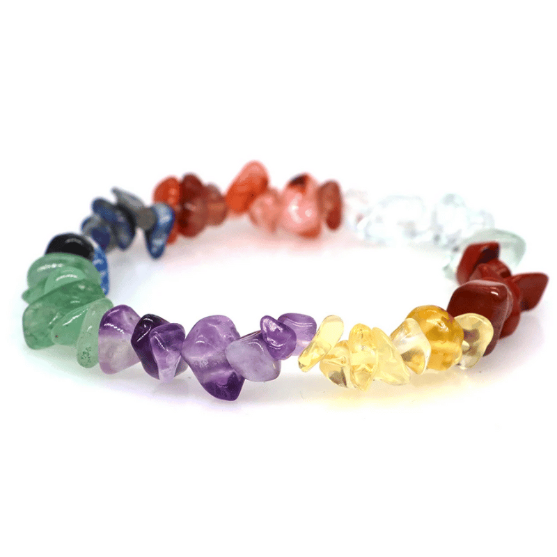 Bracelet 7 chakras vraies pierres
