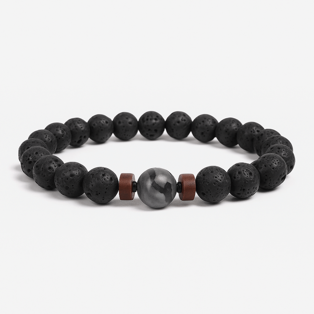 Bracelet en pierre de Lave