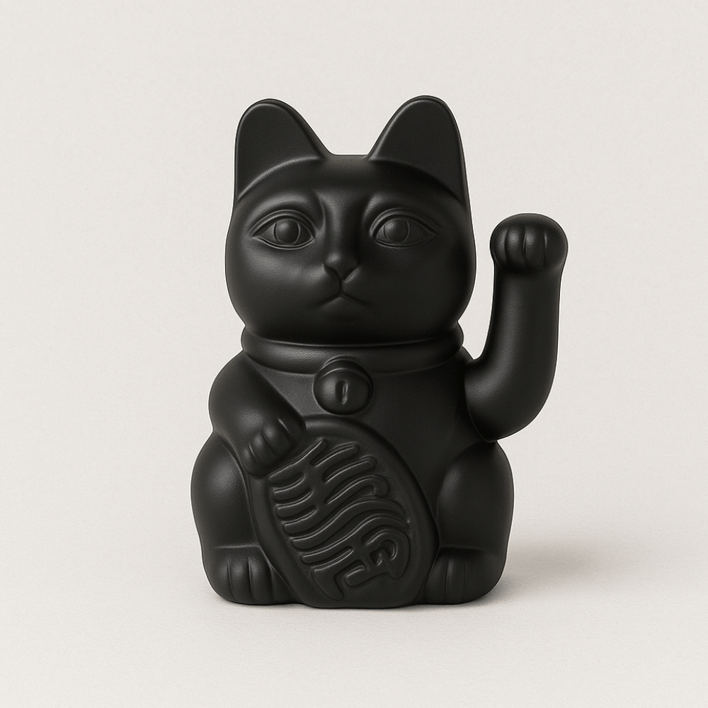 Chat Porte-Bonheur Maneki Neko en Céramique