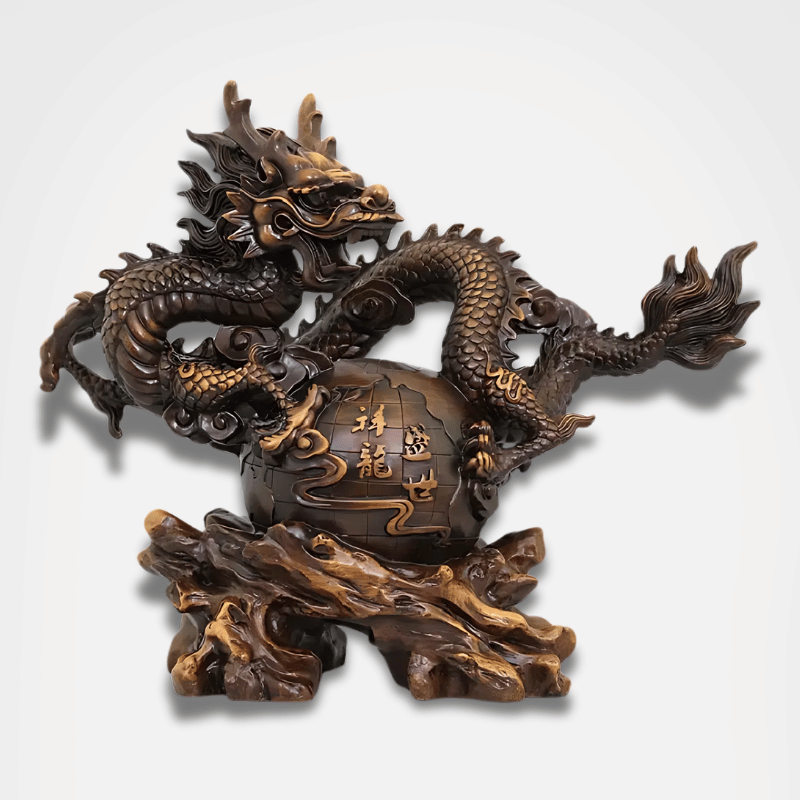 Große chinesische Drachenstatue