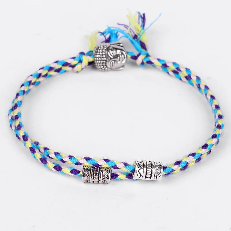 Bracelet Tête de Bouddha Tissés