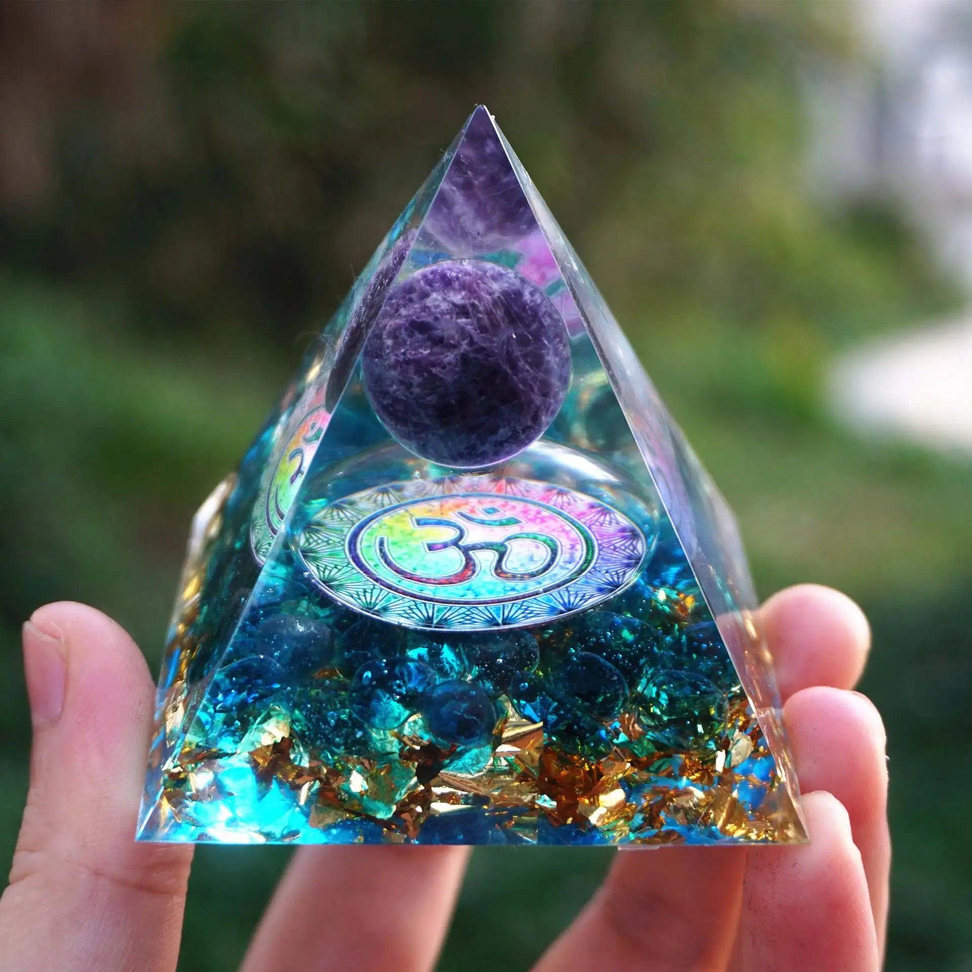 Pyramide Orgonite Symbole Om̐