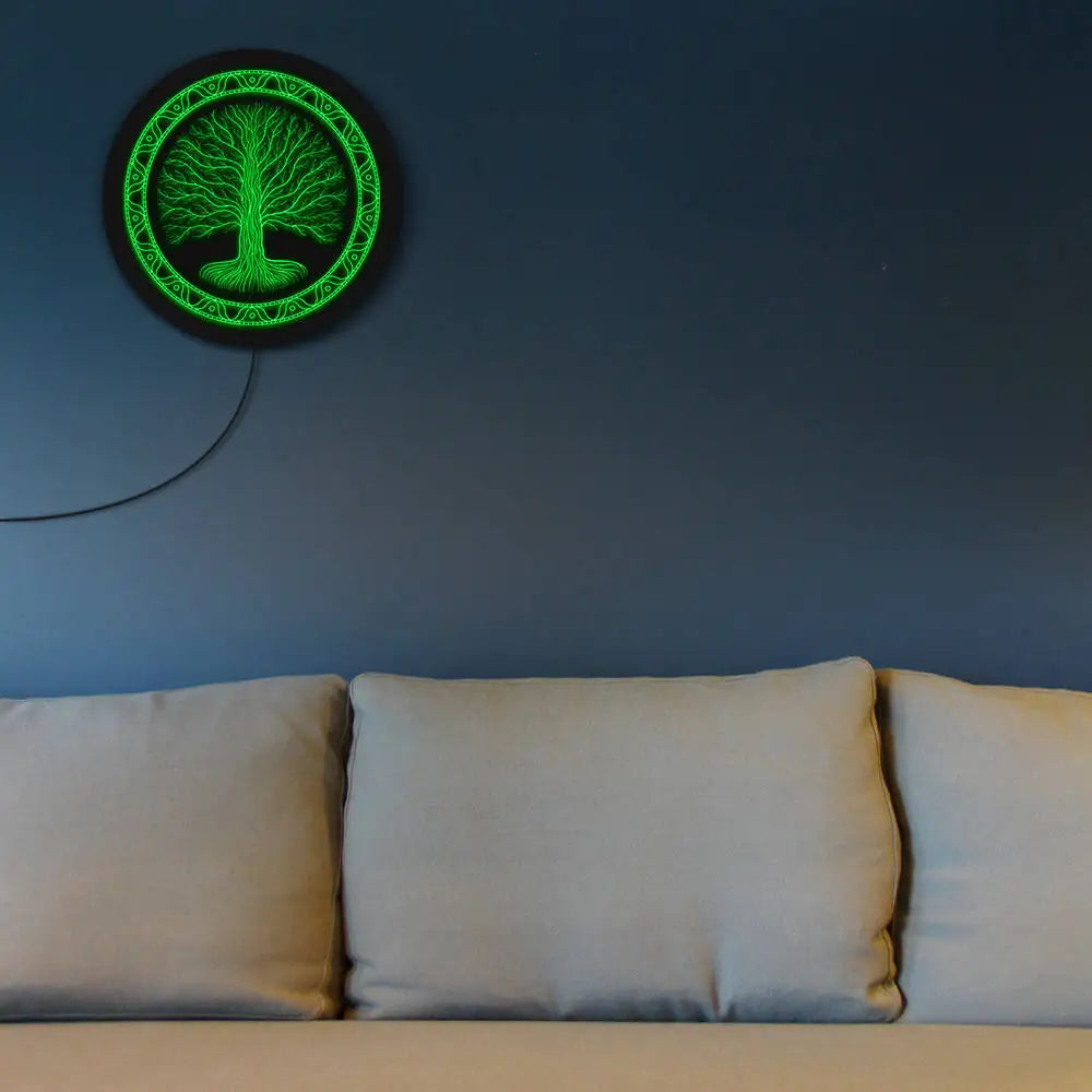 Lampe Murale Arbre de Vie LED