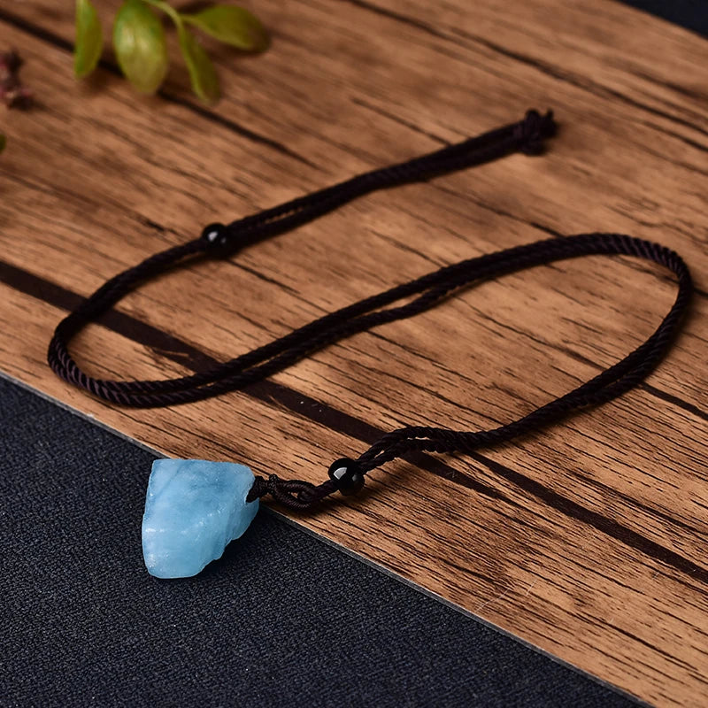 Collier Quartz Bleu