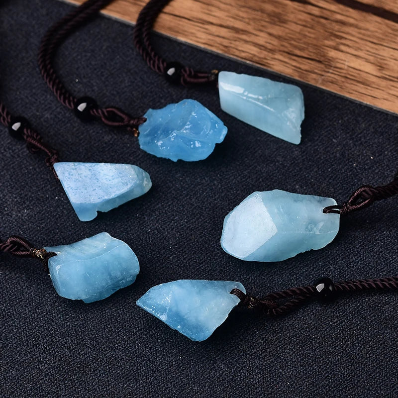 Collier Quartz Bleu
