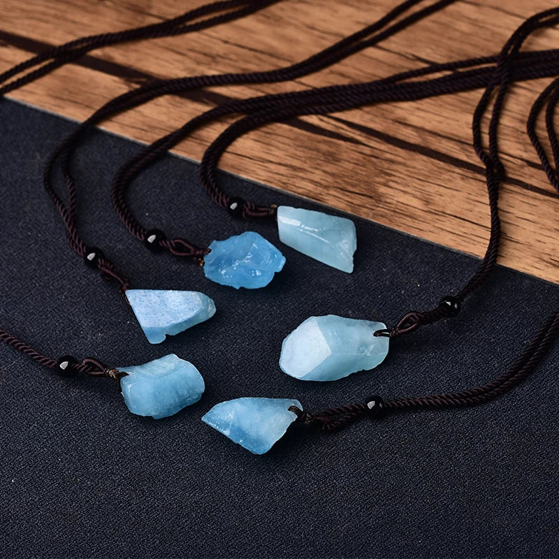 Collier Quartz Bleu
