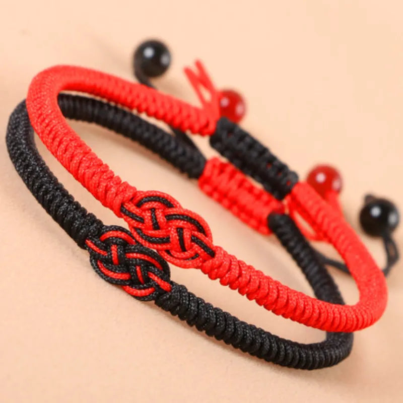 Pulsera de cuerda trenzada budista tibetana