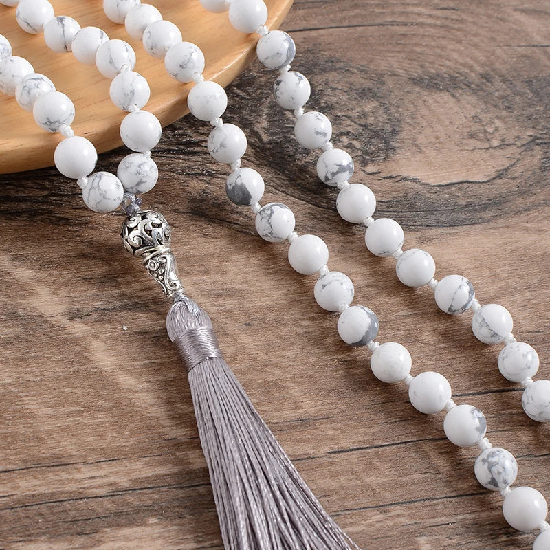 Mala Tibétain Howlite