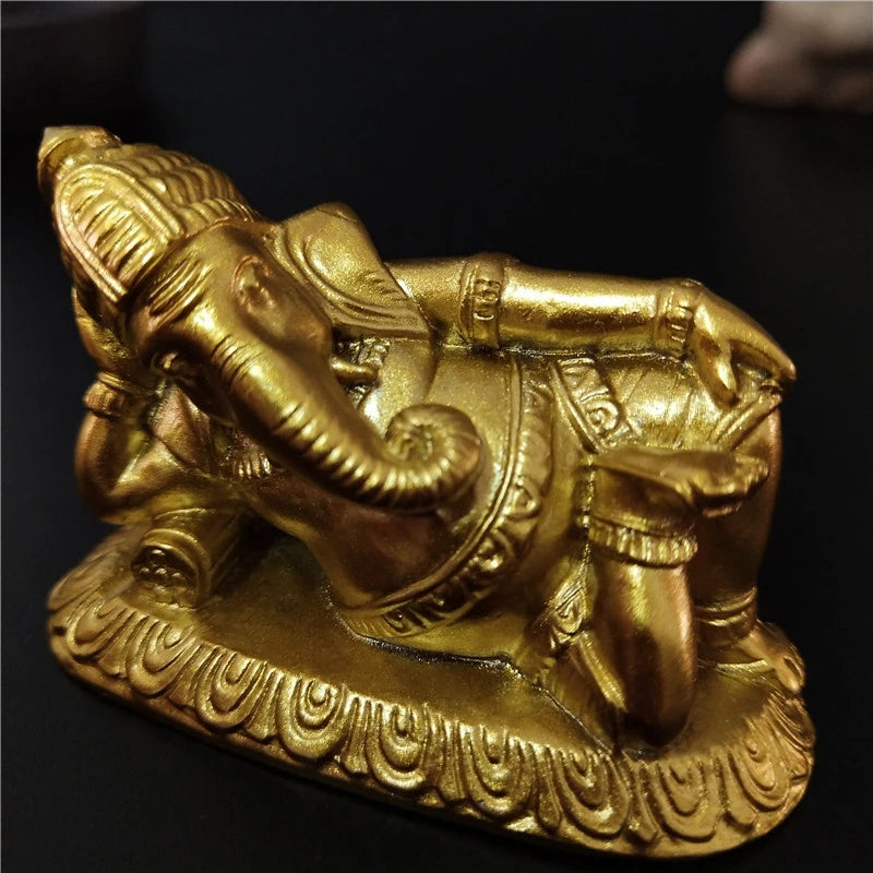 Statuette Ganesh Allongé