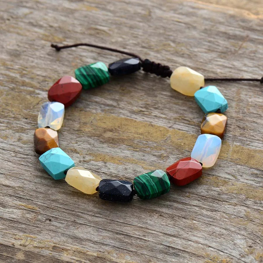 Böhmisches 7-Chakra-Armband