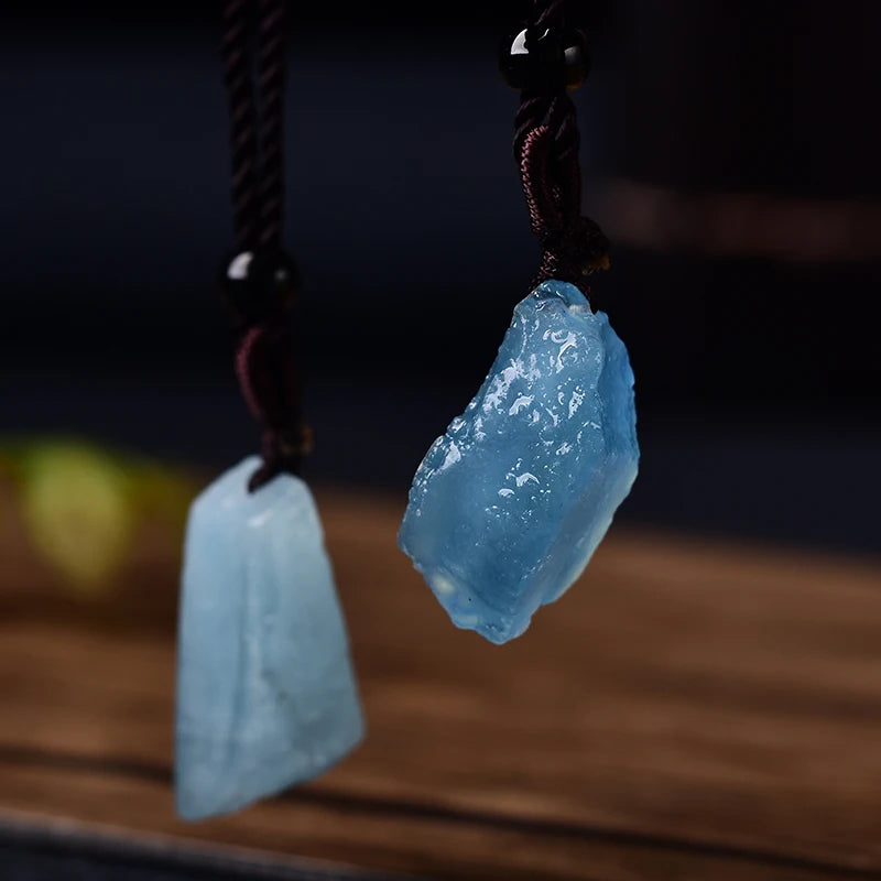 Collier Quartz Bleu