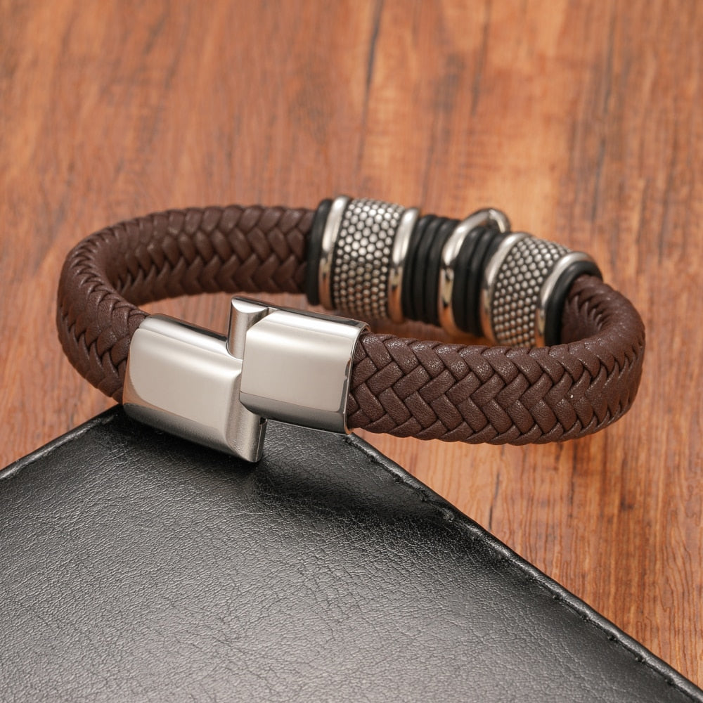 Bracelet Bouddha Cuir