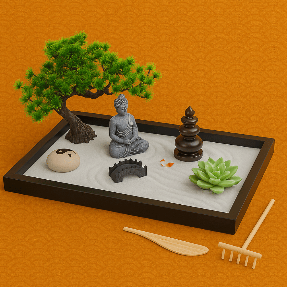 Mini Jardin Zen Bouddha