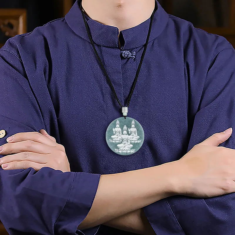 Burma Blaues Buddha-Amulett