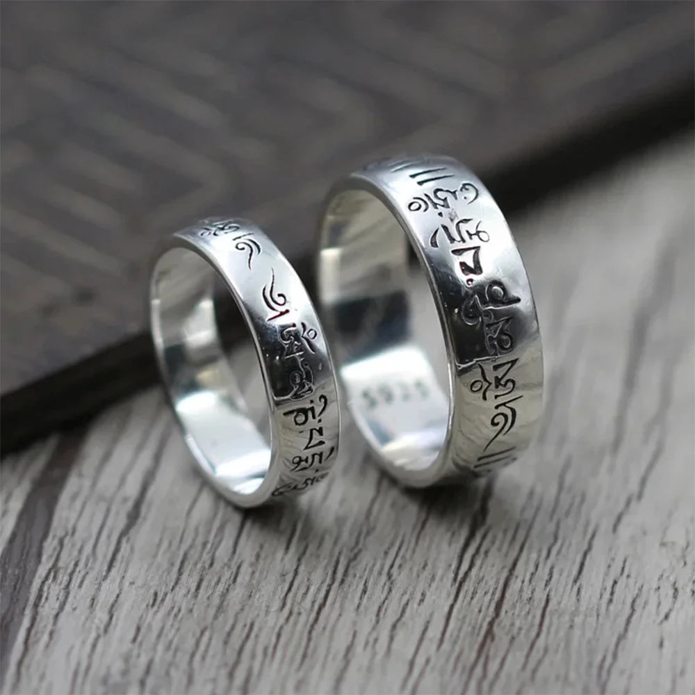 Bague Argent Tibet