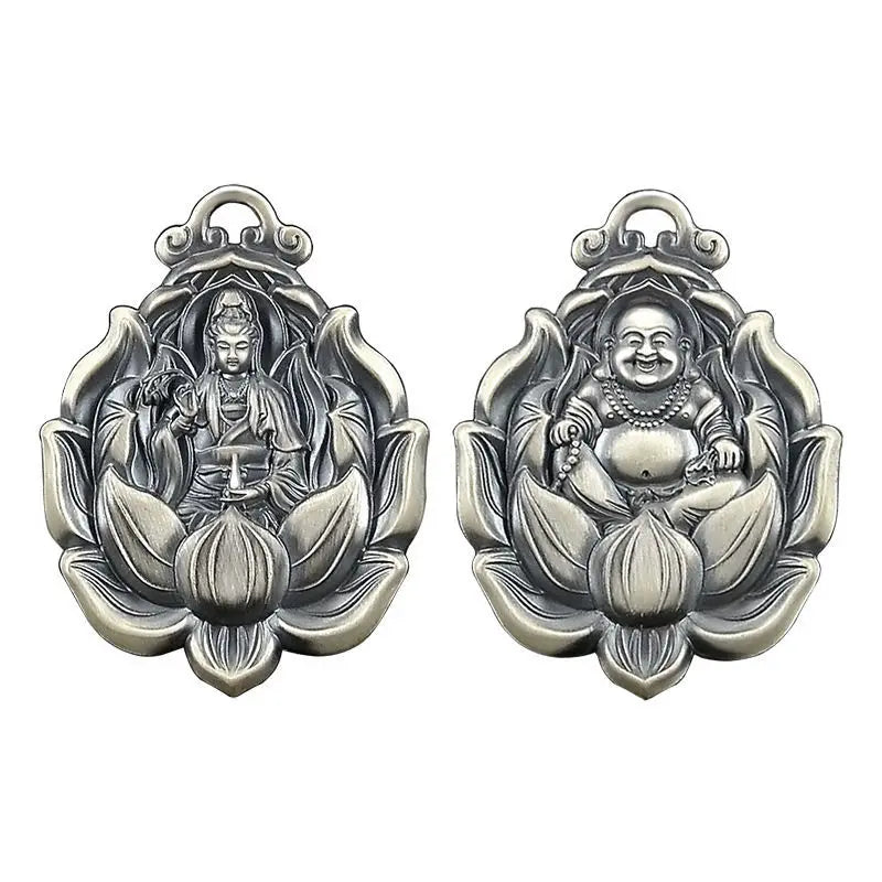Buddhistischer Amulett-Anhänger aus Silber