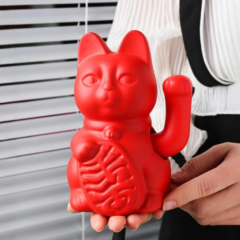 Chat Porte-Bonheur Maneki Neko en Céramique