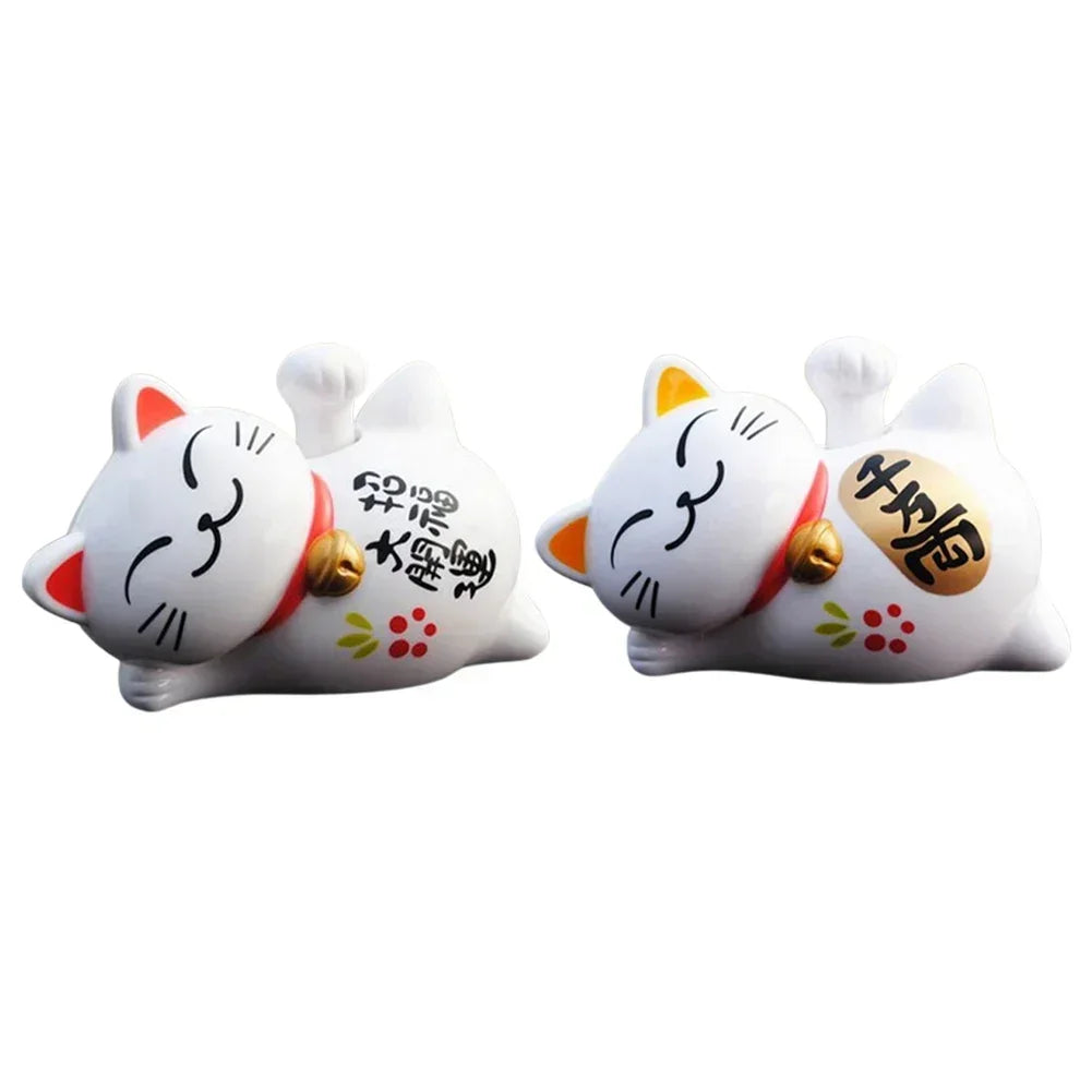 Chat Porte-Bonheur Maneki Neko Solaire