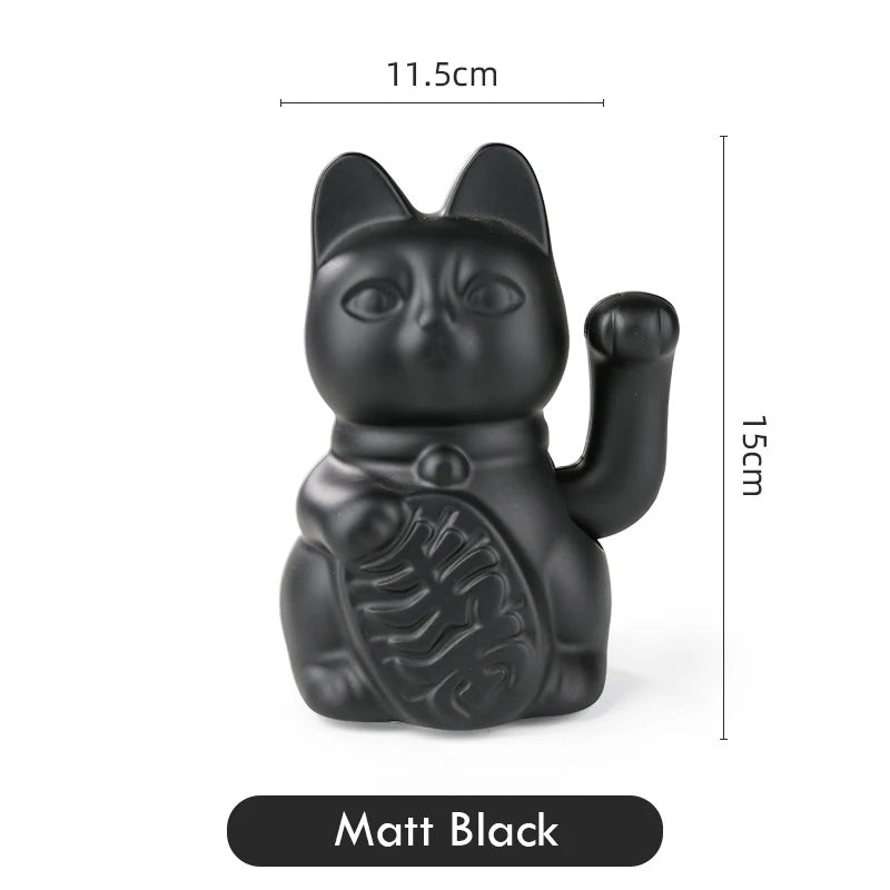 Chat Porte-Bonheur Maneki Neko en Céramique