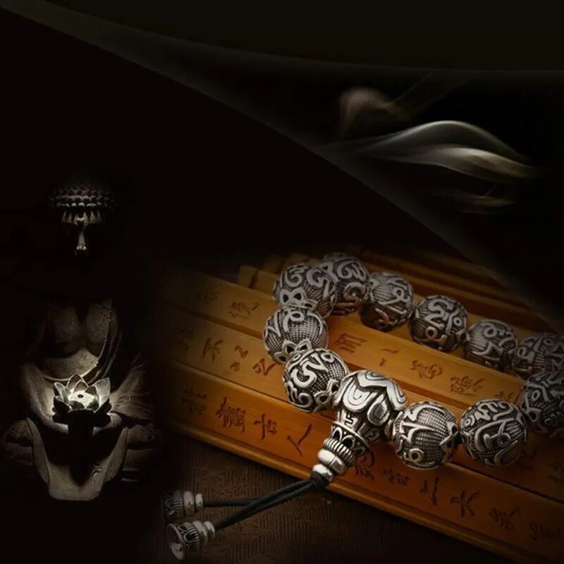 Bracelet Perles Mala Sanskrit