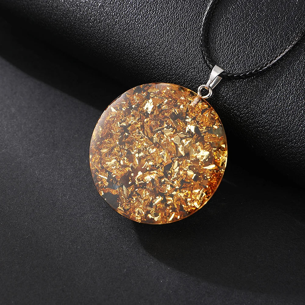 Pendentif D’Orgonite en Pierre de Cristal