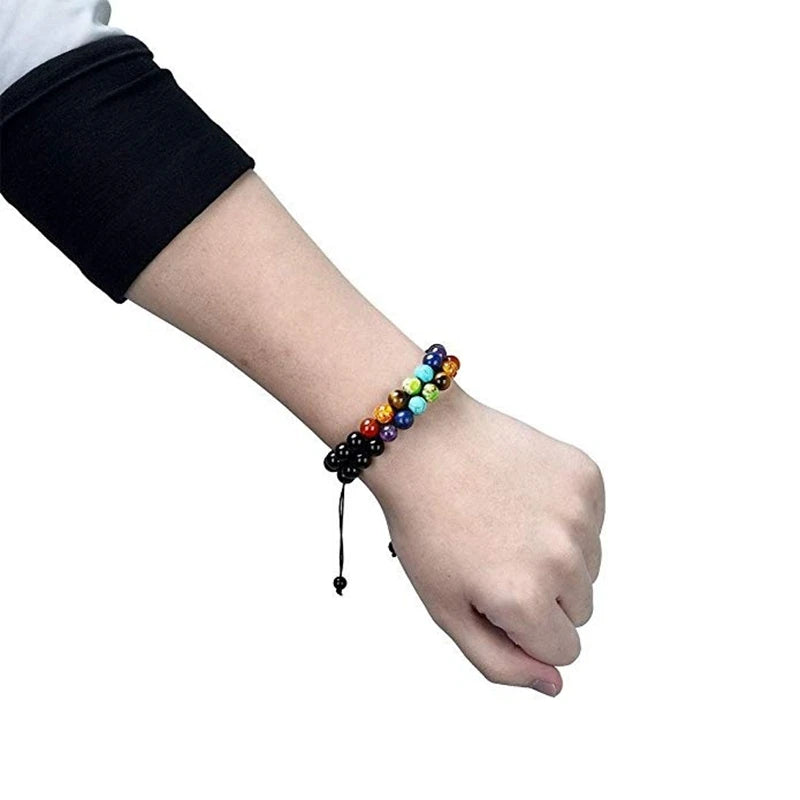 Heilstein-Chakra-Armband
