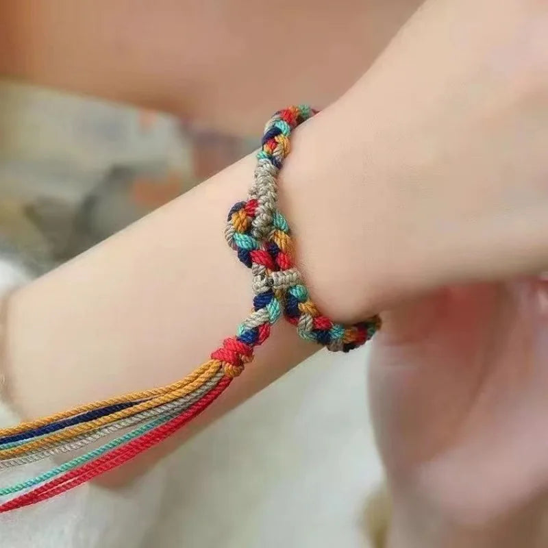 Tibetisches geflochtenes Damenarmband