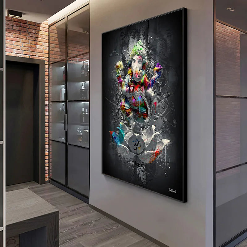 Ganesh Pop-Art-Malerei