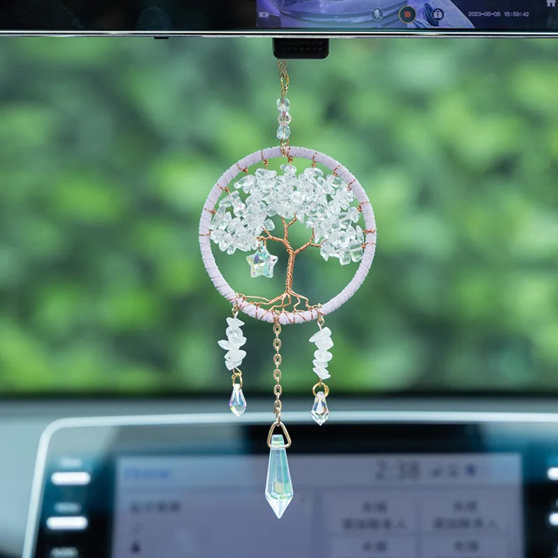 Attrape Reves Arbre de Vie en Pierre