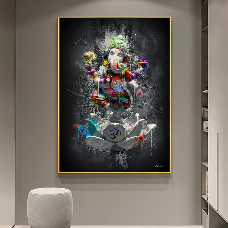 Ganesh Pop-Art-Malerei