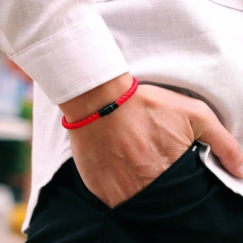 Bracelet Homme Rouge