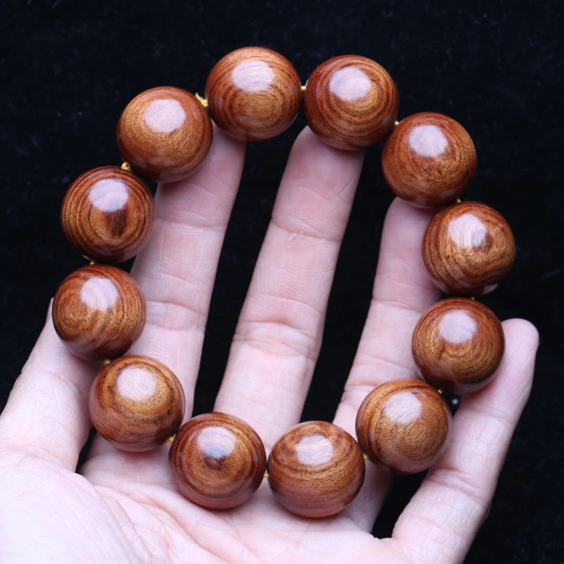 Bracelet Tibetain Perle Bois Homme