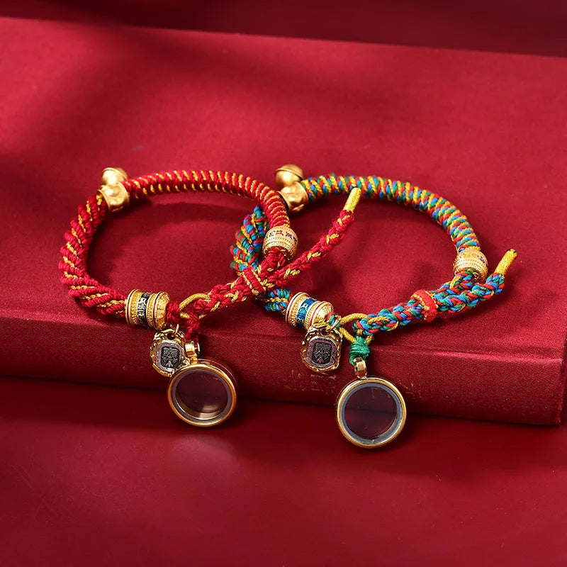 Bracelet Tibetain Tressé “Manjusri Thangka”