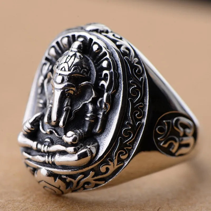 Bague Chevaliere Ganesh