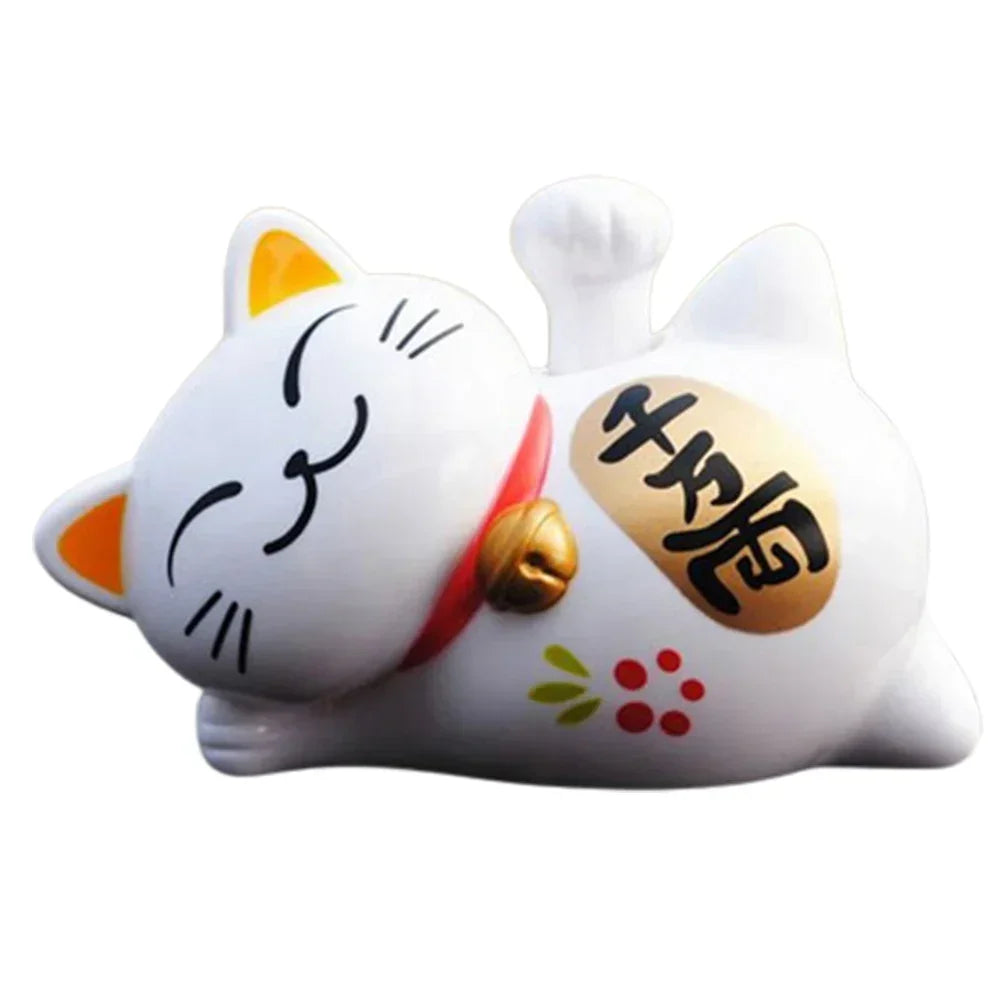 Chat Porte-Bonheur Maneki Neko Solaire