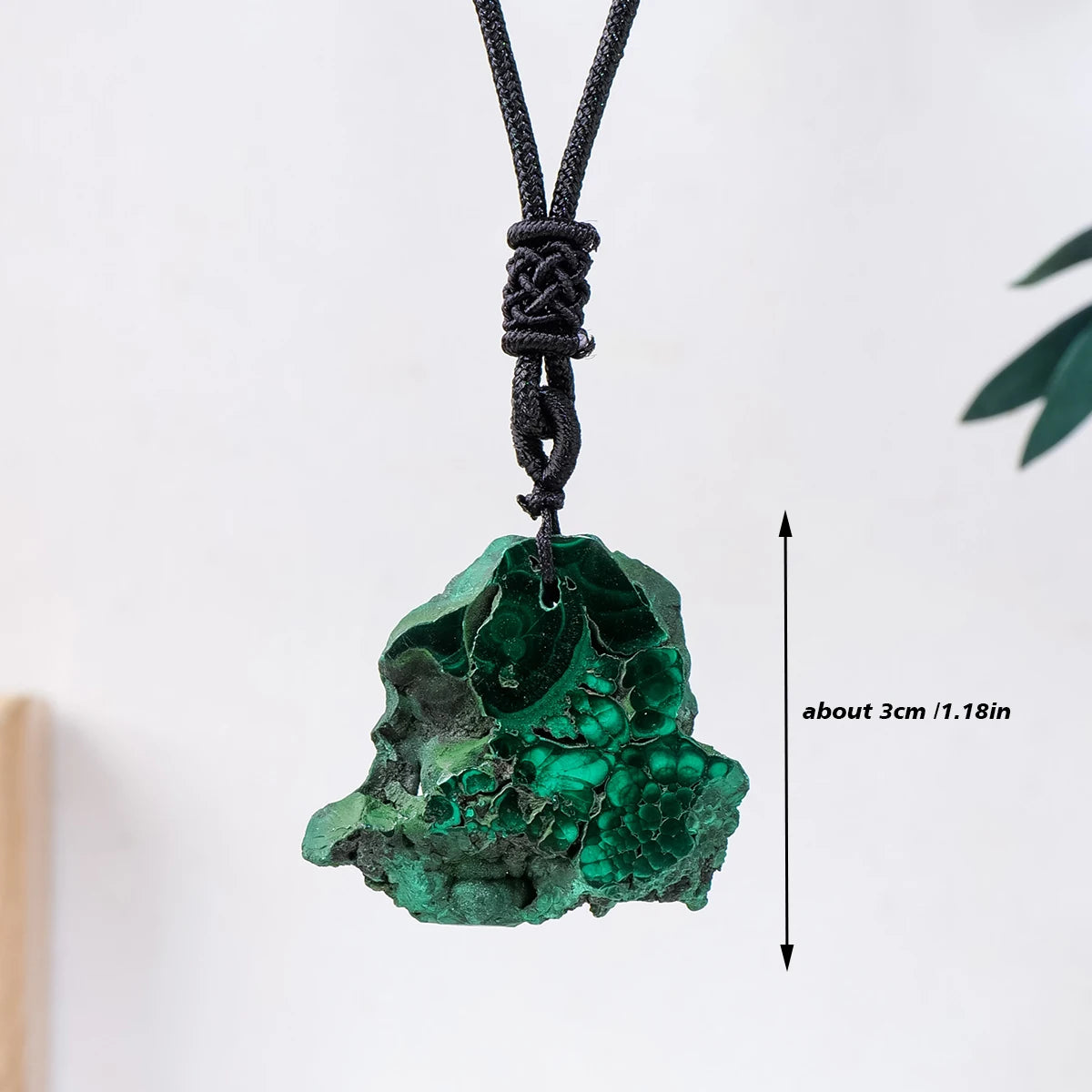 Collier Malachite Brute