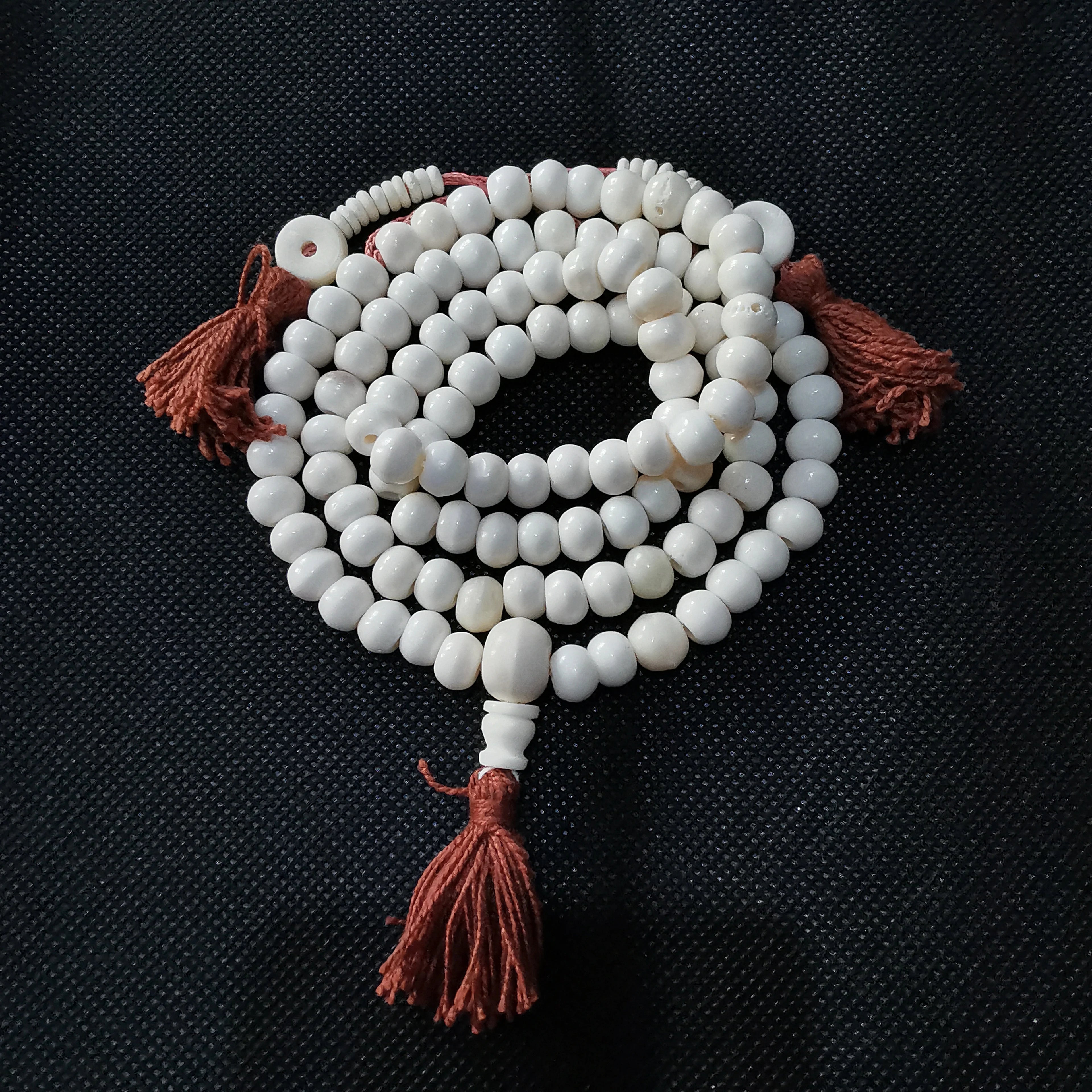 Mala Tibétain Os de Yak