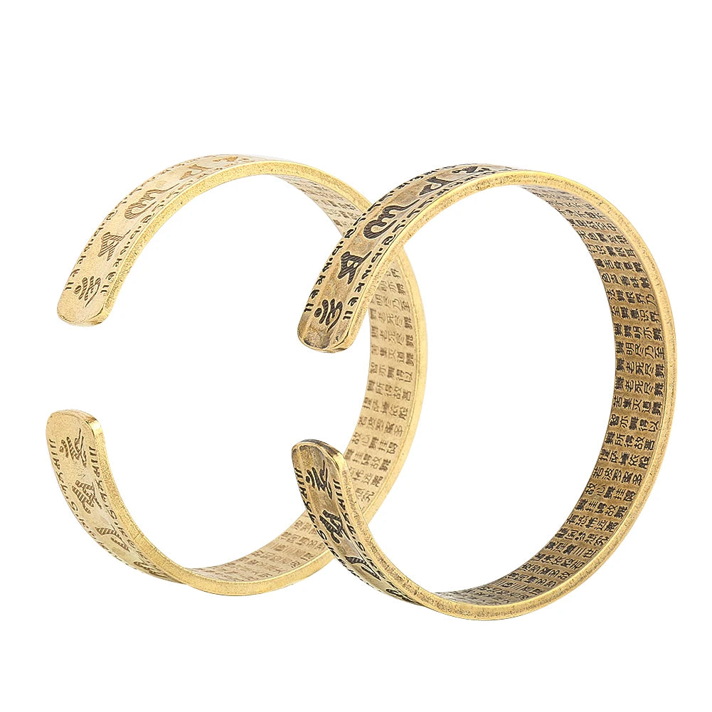 Lotus tibetisches Kupferarmband