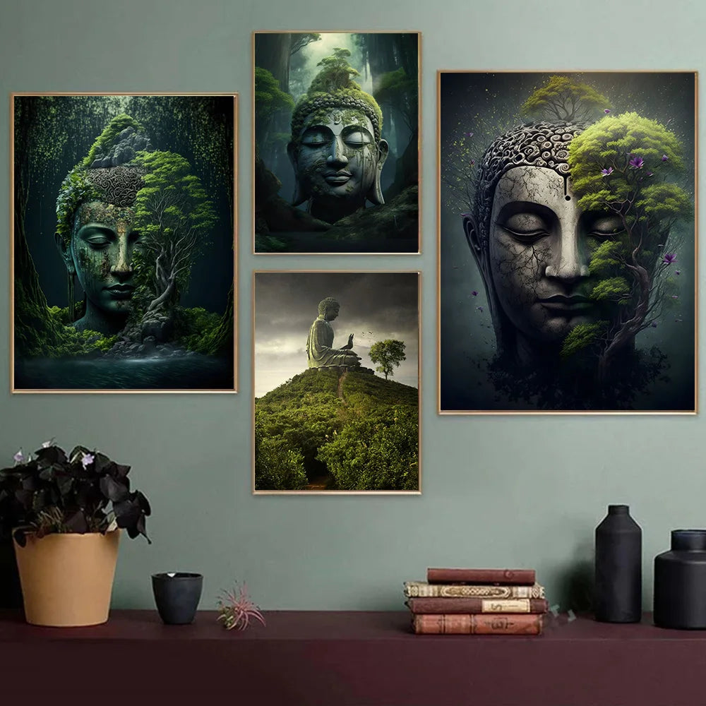Poster Mural Bouddha