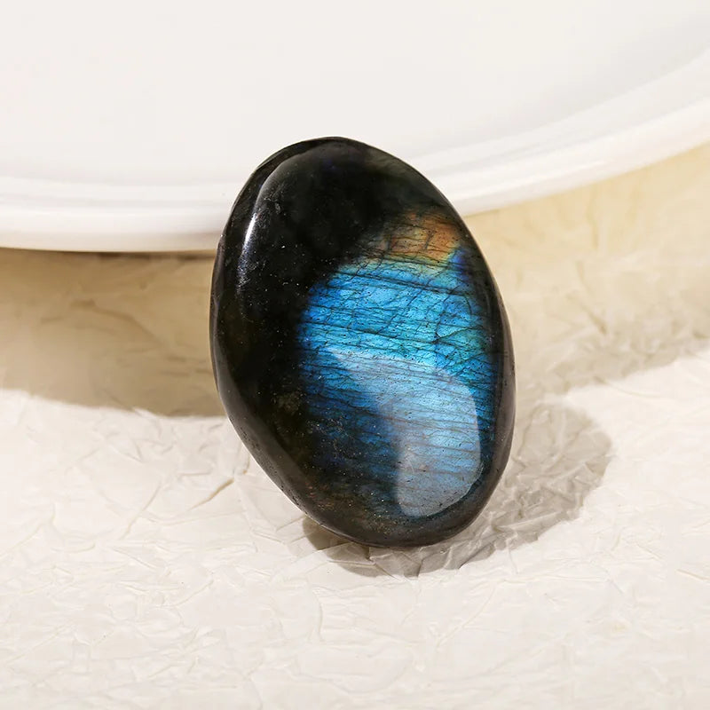 Collier Pierre Labradorite Tressé