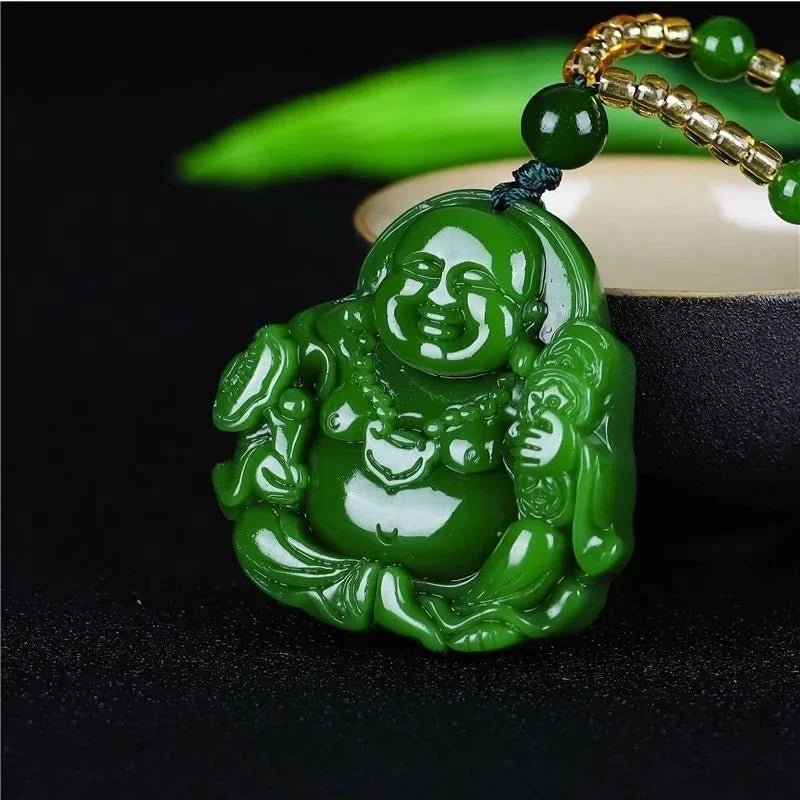 Jade-Buddha-Anhänger