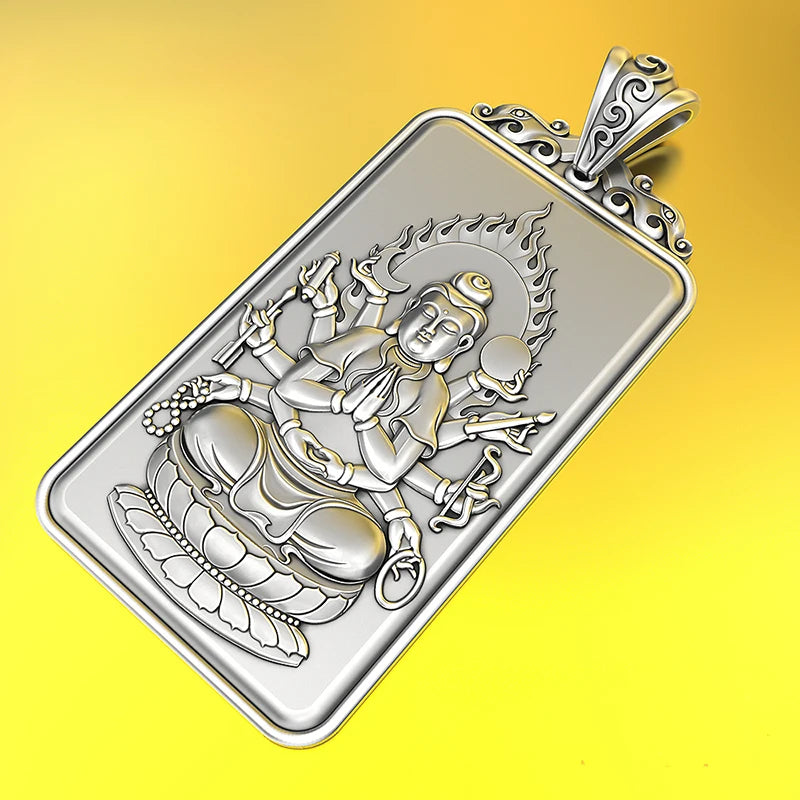 Amulette Bouddhiste en Argent