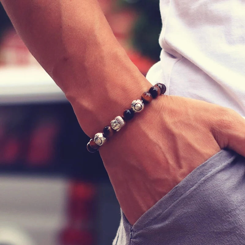 Om Mani Padme Hum Buddha Perlenarmband