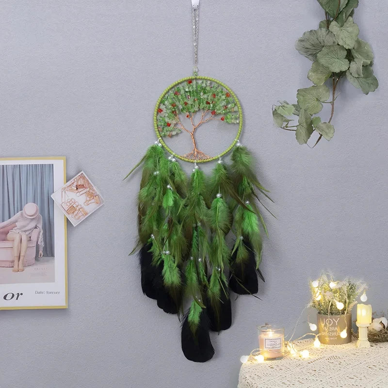 Attrape Reve Arbre de Vie Vert