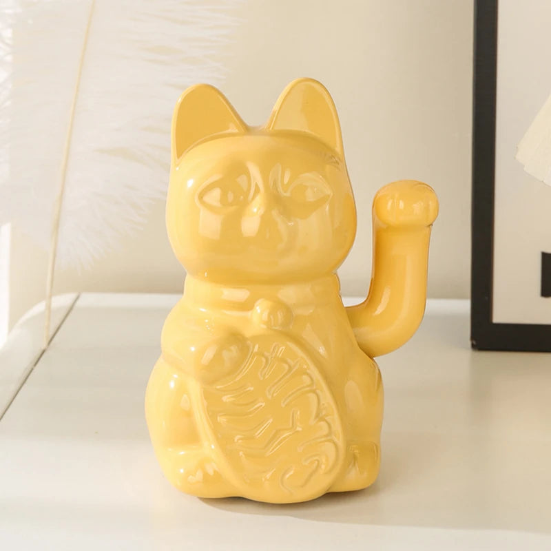 Chat Porte-Bonheur Maneki Neko en Céramique